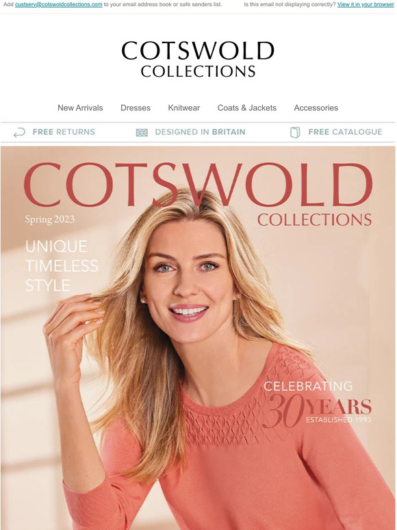 Cotswold Collections NEW ARRIVALS! Spring 2023 has arrived! Shop