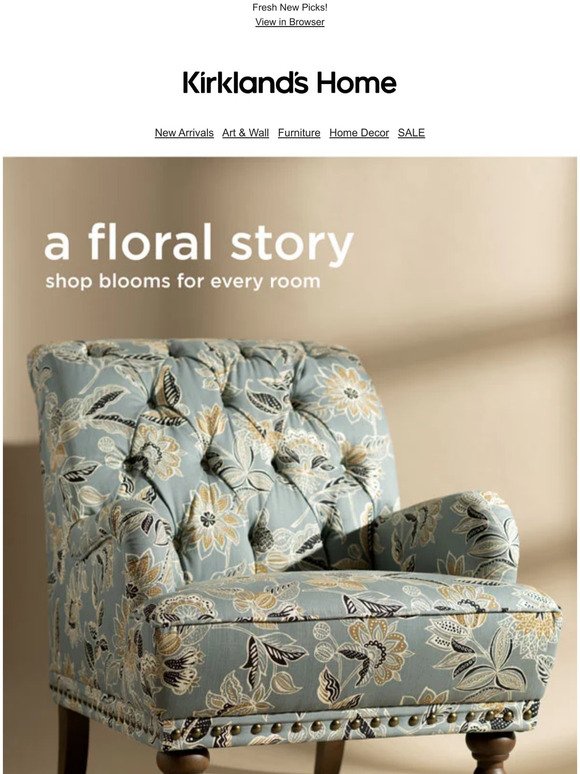 A Floral Story 💐 Shop Blooms for Every Room!