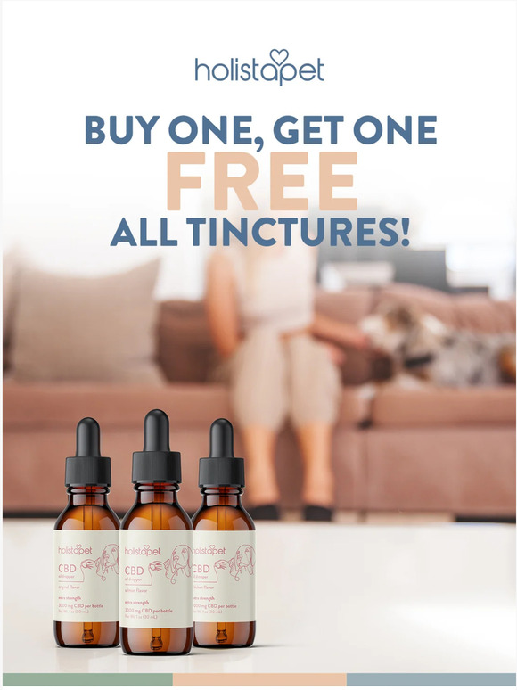 Buy 1, Get 1 Free All Tinctures! 🐶