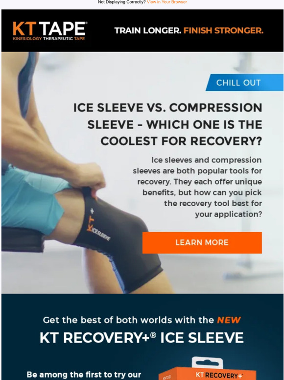 KT Tape Ice vs. Compression Sleeves Which Is Right For You? Milled
