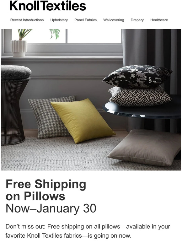 Pillows by Knoll Textiles