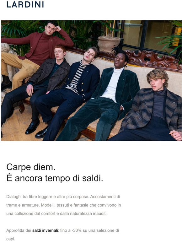 Saldi invernali. Carpe diem.