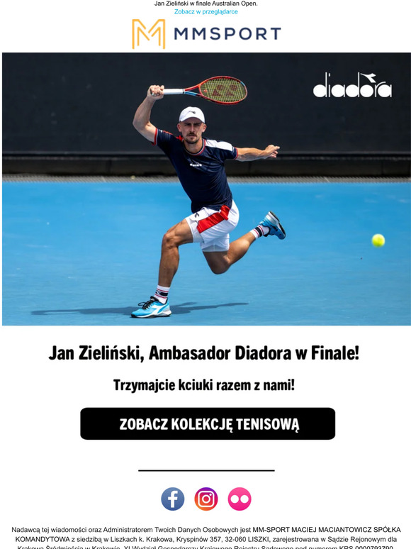 🎾Jan Zieliński w finale Australian Open!