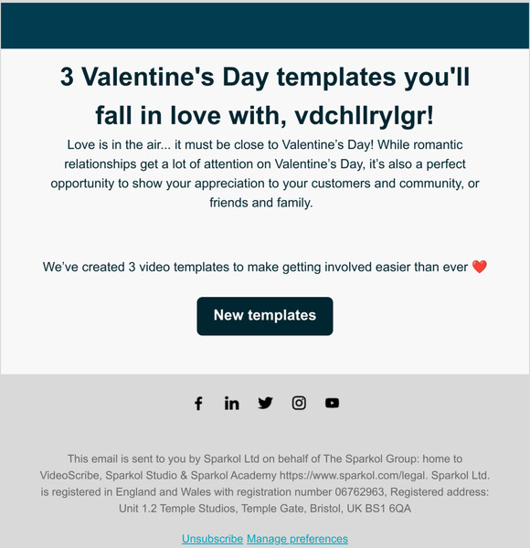 3 Valentine's Day templates you'll fall in love with, —!