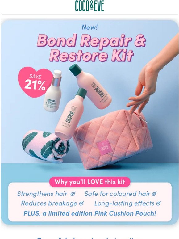 This NEW kit will drastically revive your damaged hair!