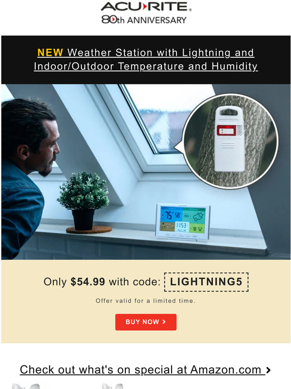 Save On the New Weather Station with Lightning ⚡