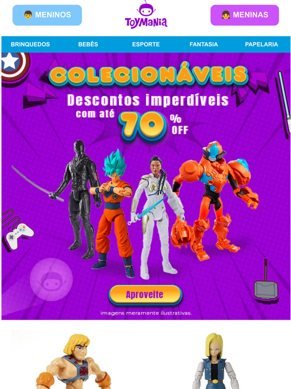 🏃💨Corre! Colecionáveis com até 70%OFF
