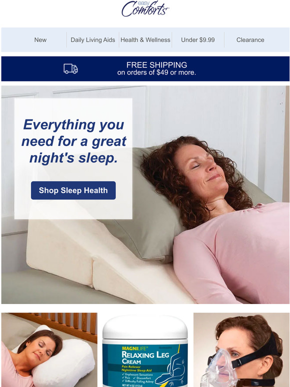 Easy Comforts Are you sleeping your best? Milled