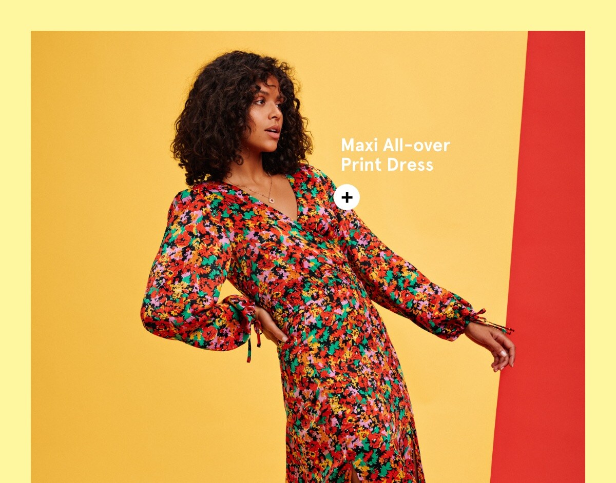Maxi All-over Print Dress