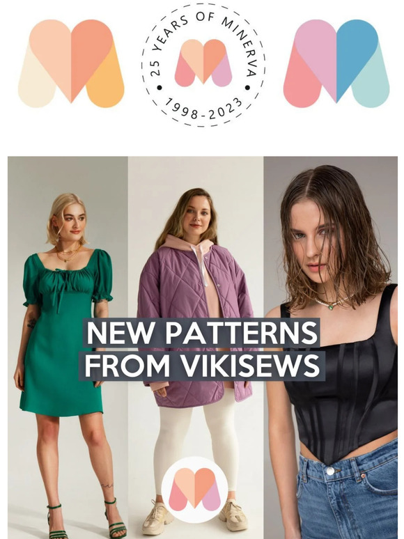 Minerva: Brand-new fashion-forward patterns from VikiSews! | Milled