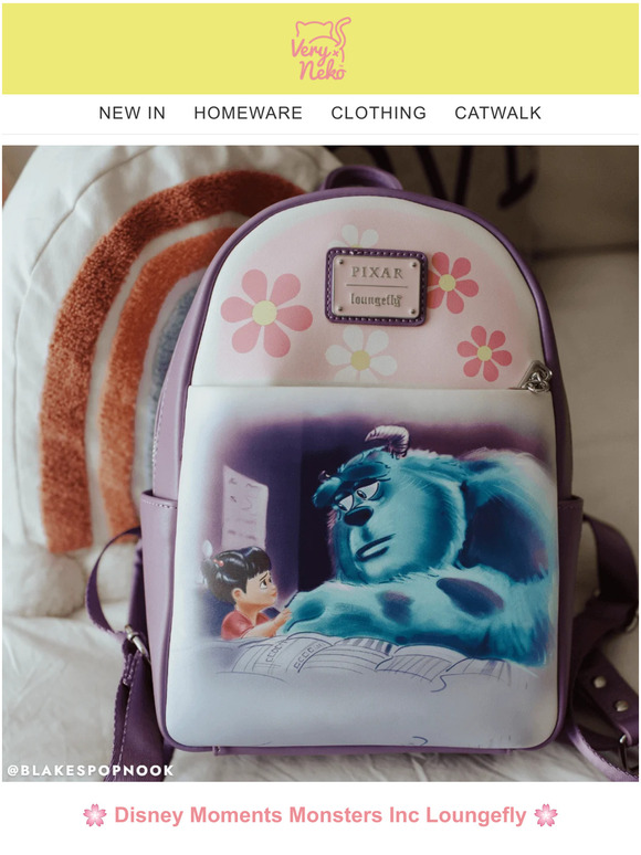 Loungefly Disney Moments Monsters Inc Sully and Boo Mini Backpack -  VeryNeko Exclusive