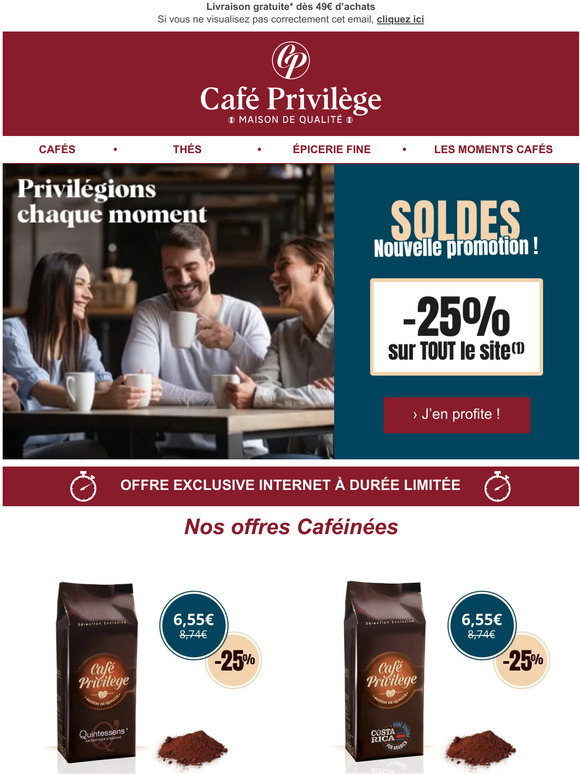 MME —, Nouvelle Offre : -25% sur tout le site* !