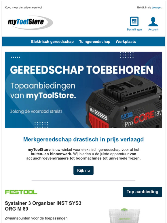 📢 Topaanbiedingen van myToolStore: Gereedschap toebehoren 🧰