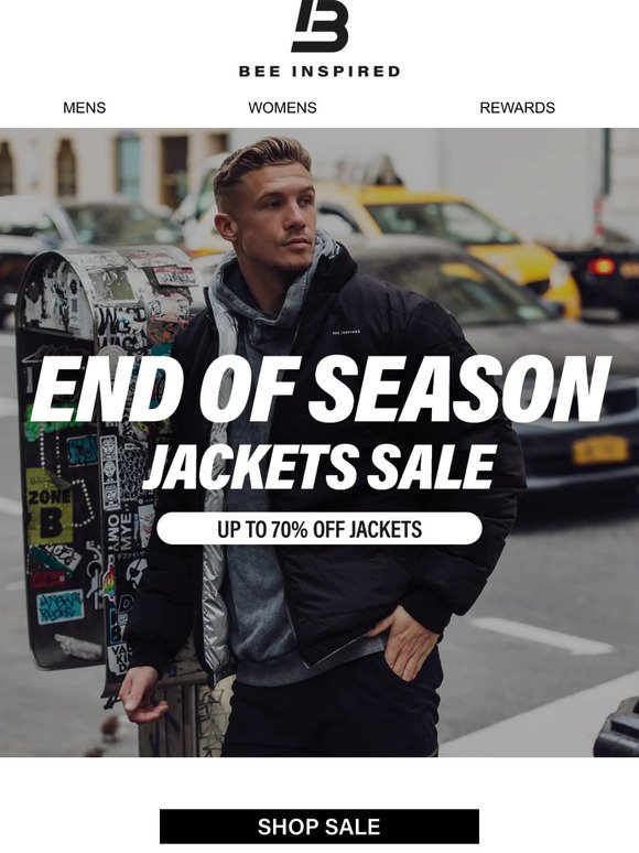 🚨 Up to 70% off Jackets 🚨