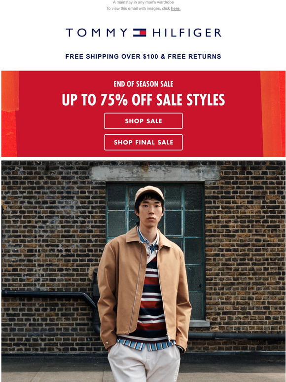 Tommy Hilfiger His every season musthave Milled