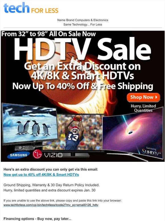 Get Super ready, —, with these deals on HDTVs!
