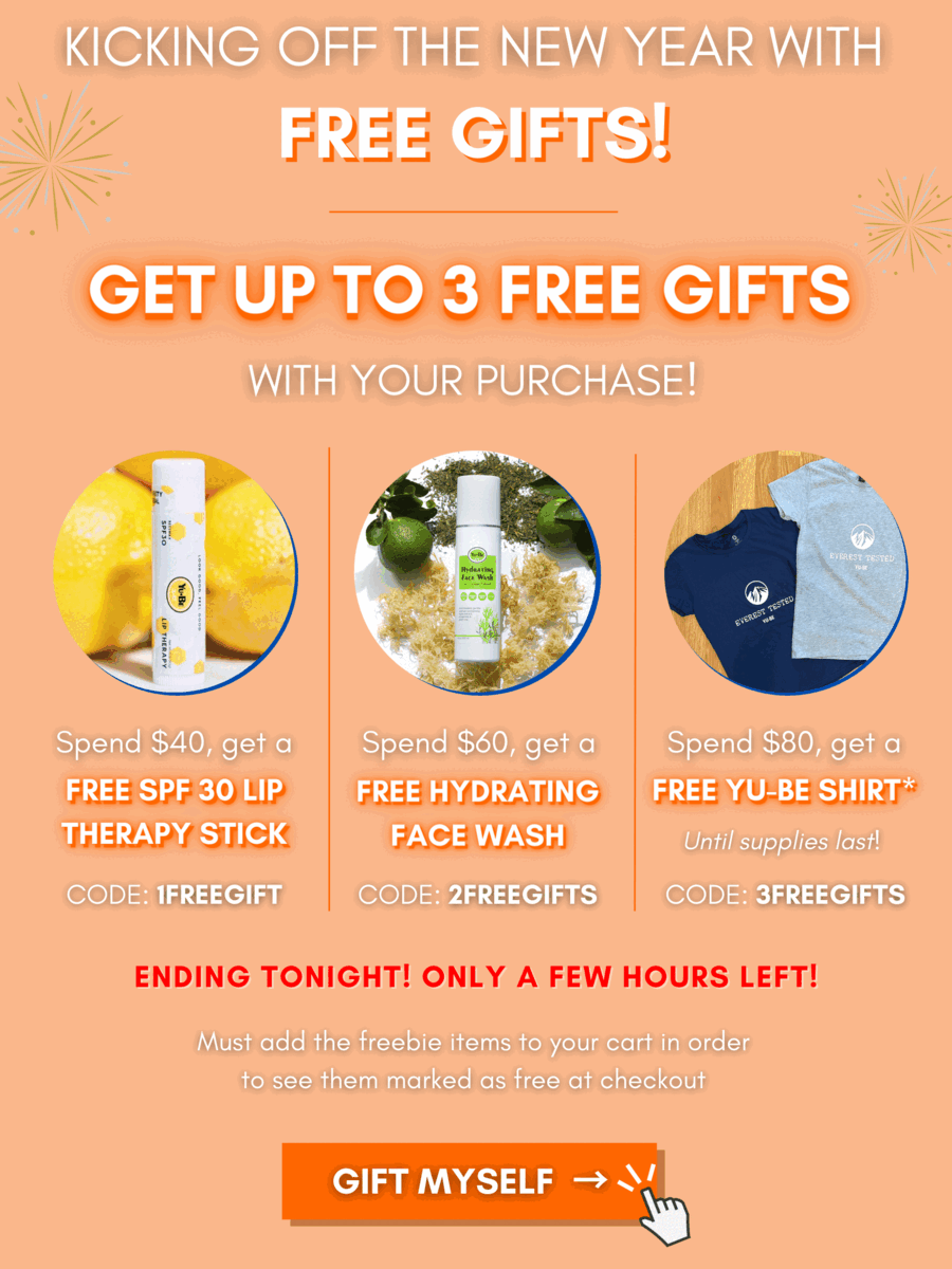 Yu Be 👀 We've never given away this many free gifts before...(LAST DAY