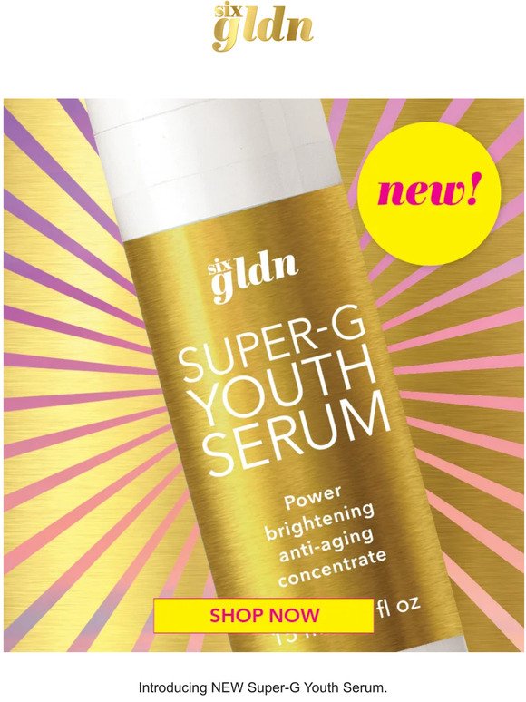 NEW LAUNCH! Super-G Youth Serum is here