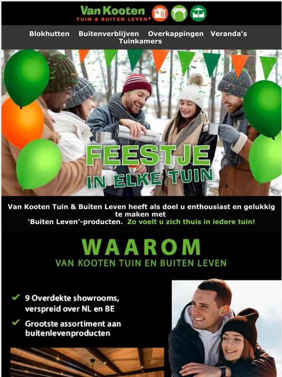 Showrooms boordevol tuininspiratie, van harte welkom!