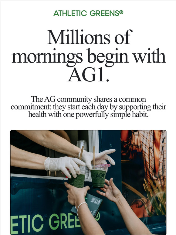 Millions of mornings start like this…
