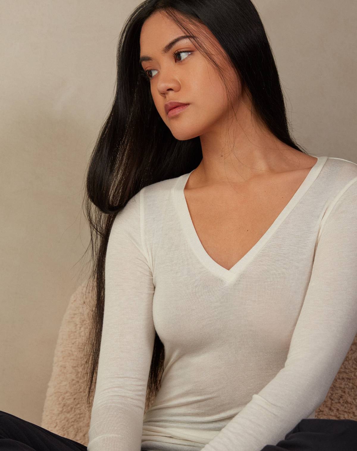 Ultralight Modal With Cashmere High-Neck Body