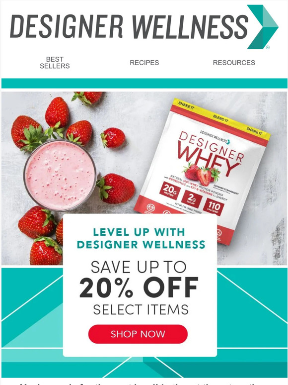 Time to Level Up.  Let us help with 20% off.