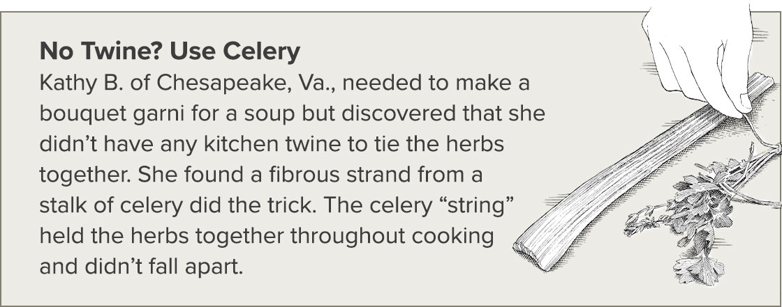 No Twine? Use Celery