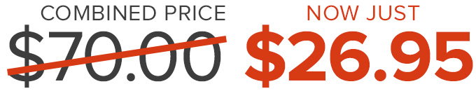 Combined Price: $70. Now Just: $26.95.