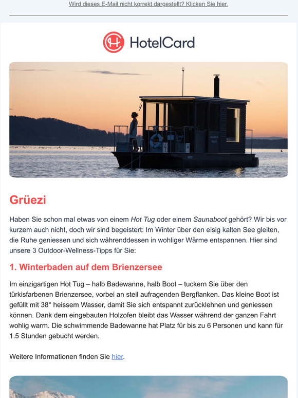 Outdoor Wellness gegen den Winterblues