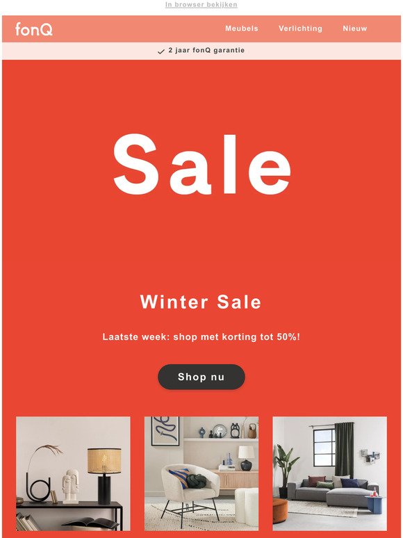 Laatste week: Winter Sale!
