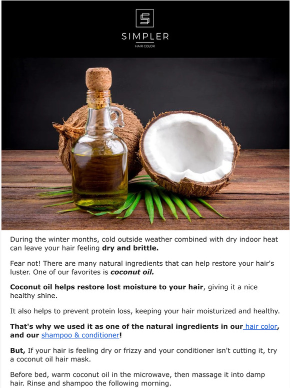 Simpler Hair Color Does Your Hair Ever Feel Dry? 🏜 Milled