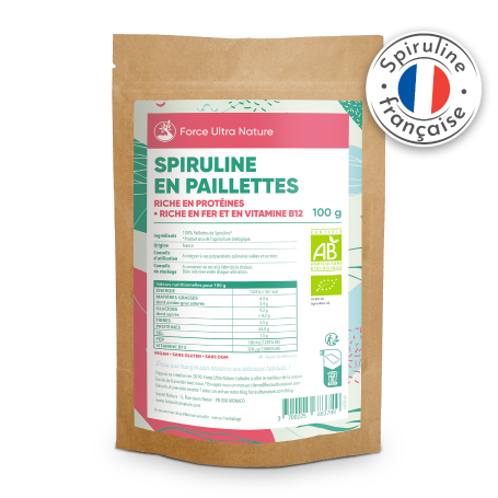 Spiruline paillettes Bio