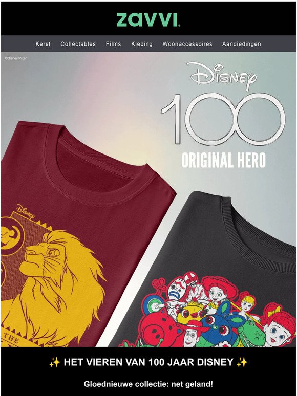 Vier 100 jaar Disney met onze nieuwe collectie ✨