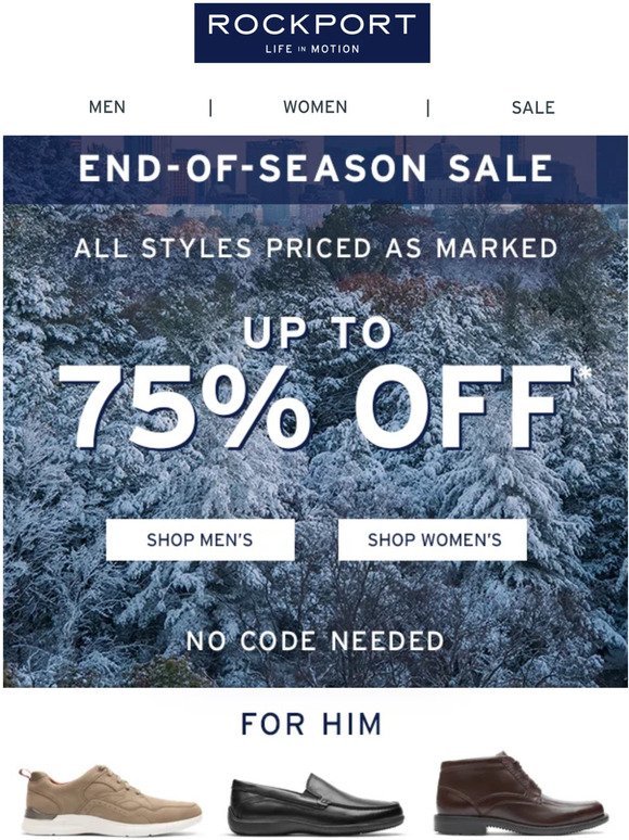 New Styles Just Added: Up to 75% Off
