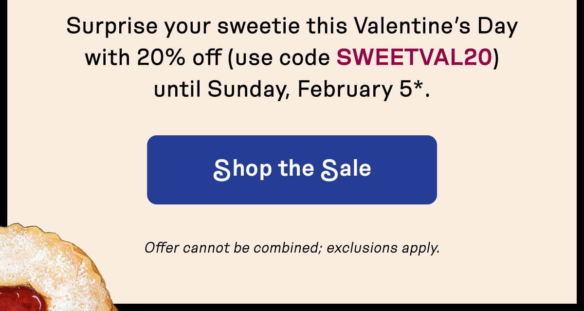 Shop the Valentine's Sale