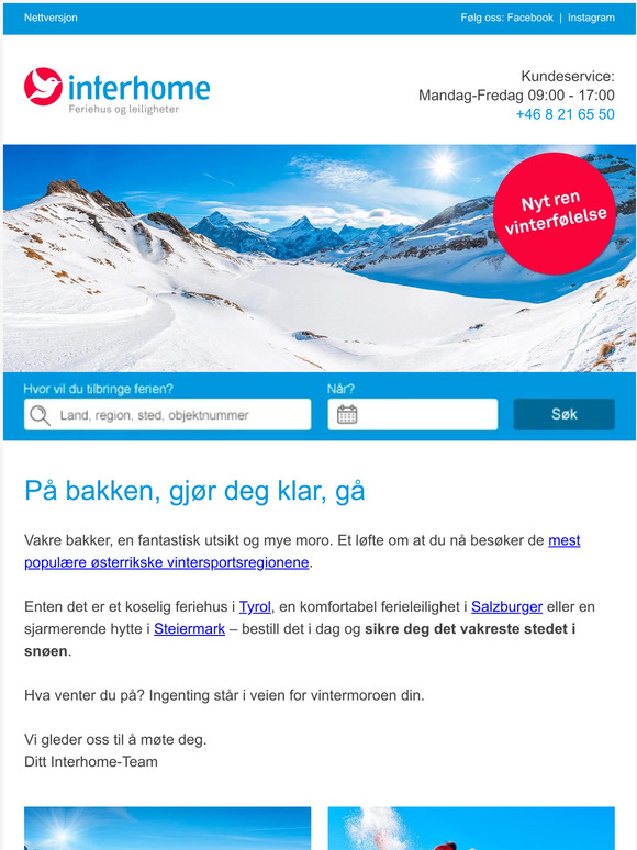 Vintersport moro: gå nedoverbakke!