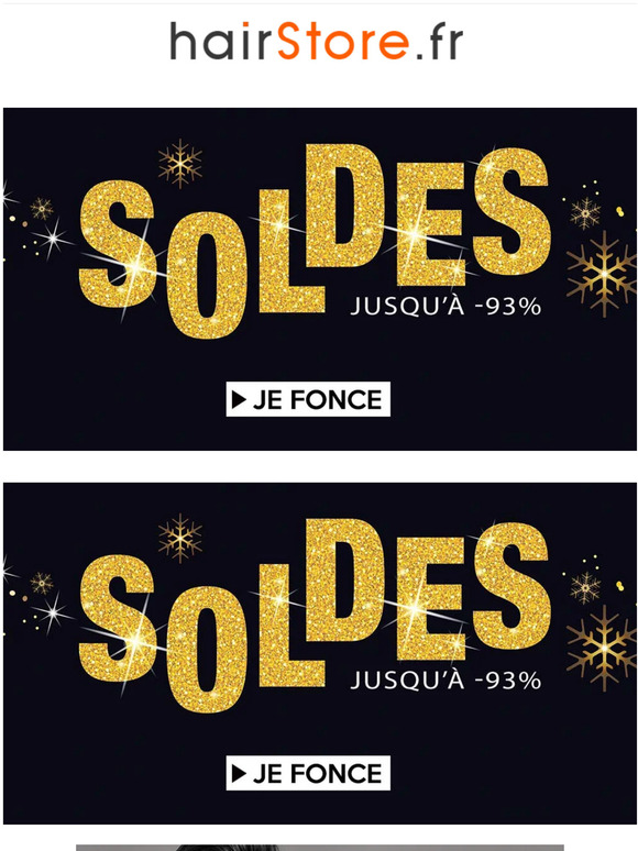 ⚠️ Les soldes sont toujours jusqu'à -93% !