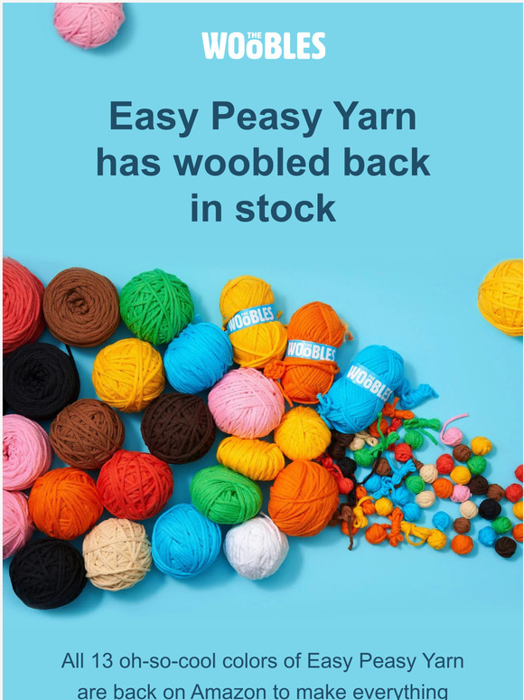 The Woobles Back in Stock Easy Peasy Yarn! Milled