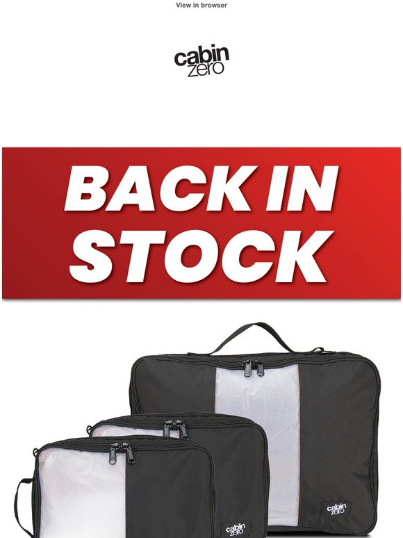 Cabin Zero OUR PACKING CUBES ARE BACK Milled