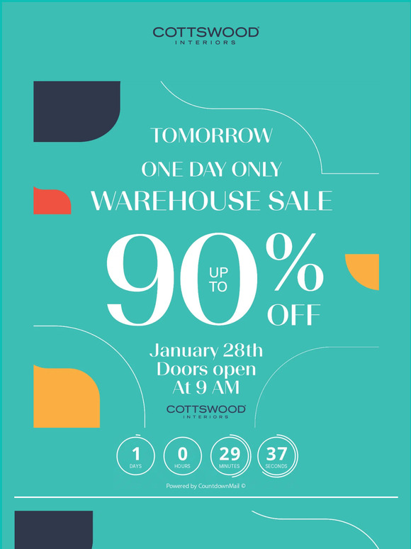 Tomorrow Is The Big Day! Doors Open At 9 AM! 🎉