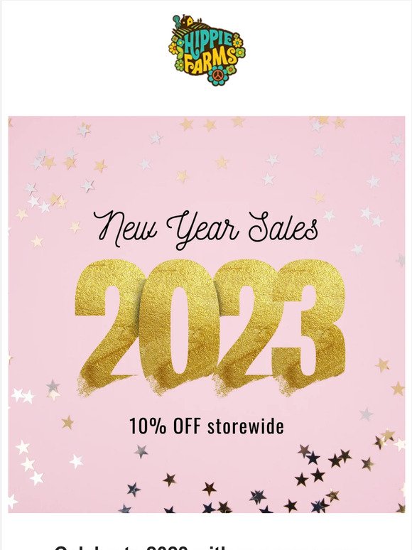 10% OFF to celebrate 2023