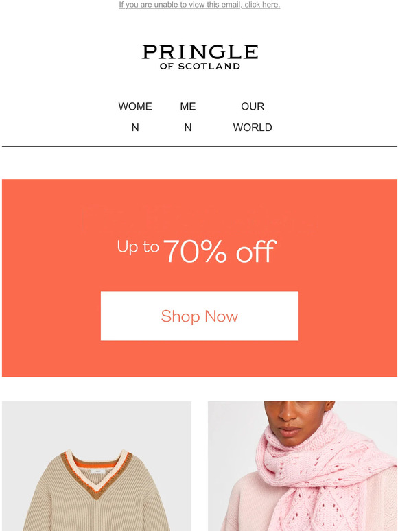 Last Chance: Up to 70% off 😍