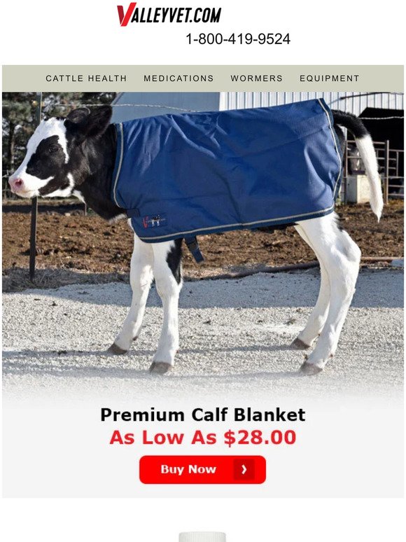 SALE: Premium Calf Blanket