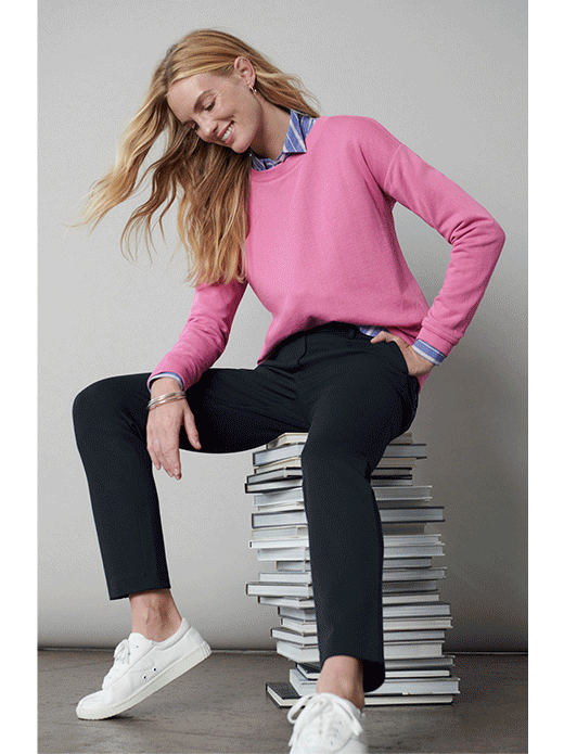 J.Jill NEW shades of pink to brighten your wardrobe. Milled