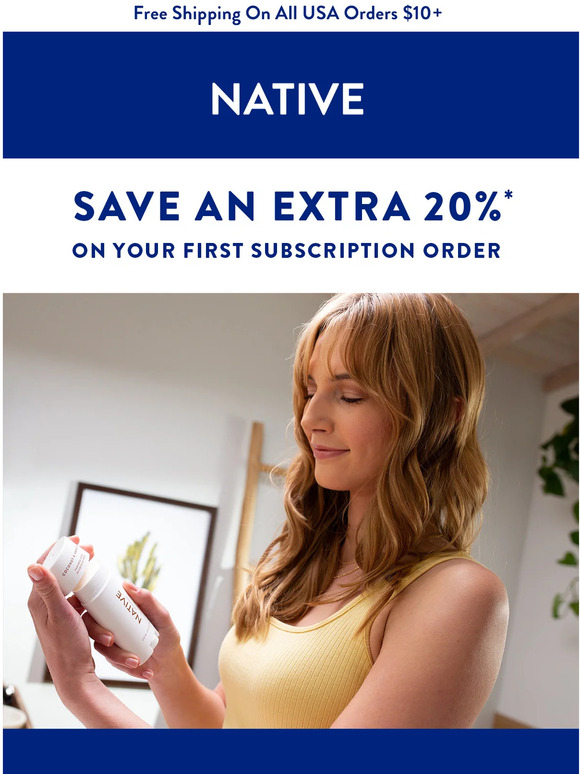 Native Deodorant It’s a 20 off subscription saaaaale! 📣 Milled