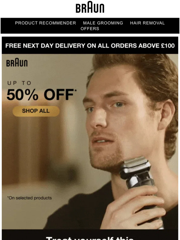 Treat yourself & get FREE next day delivery!