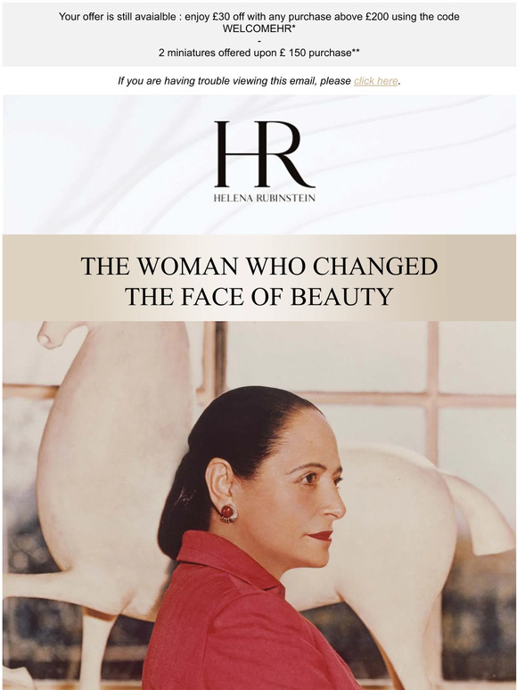 Dive into the world of Helena Rubinstein