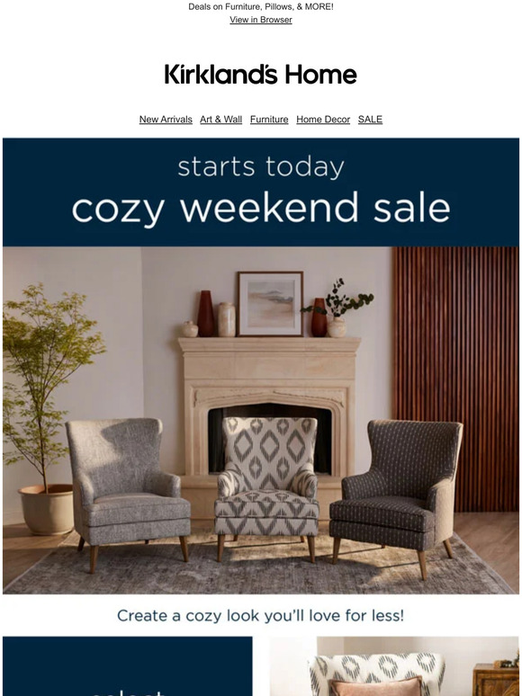 Starts Today: Cozy Weekend Sale!