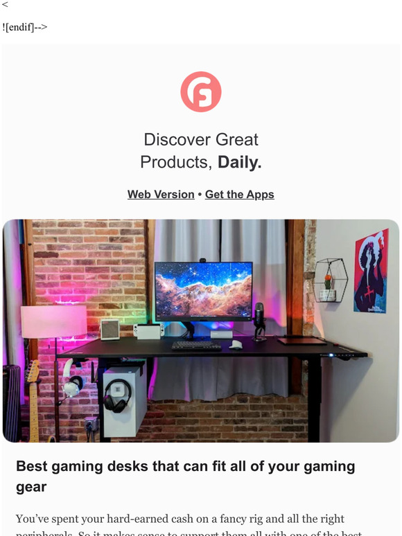 Gadget Flow Best gaming desks that can fit all of your gaming gear