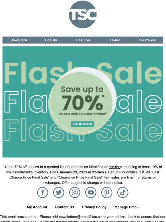 The Shopping Channel ⚡ 321 Flash Sale ⚡ Milled